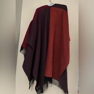 Elegant Burgundy and purple and burnt orange Women's Wrap
